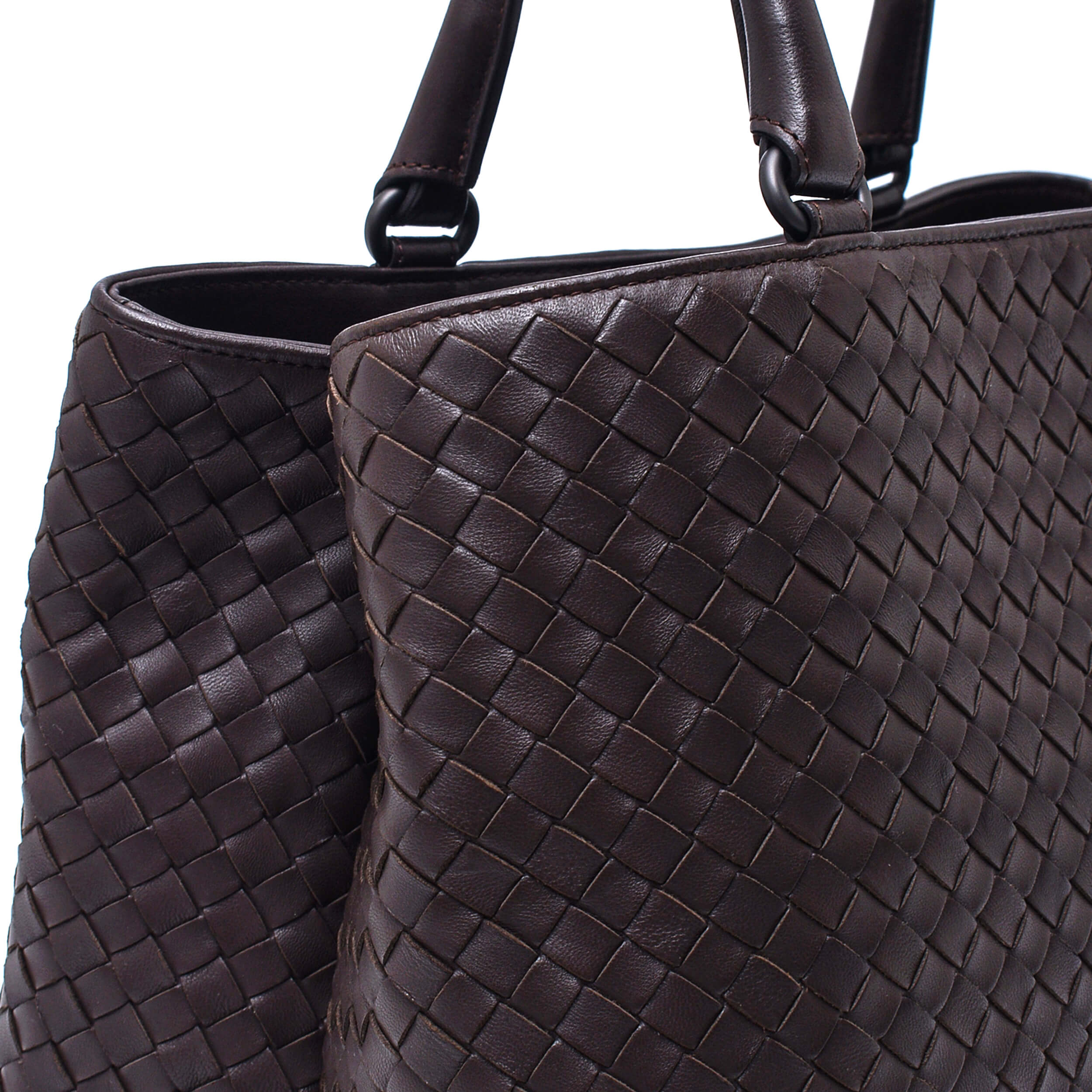 Bottega Veneta - Brown Intrecciato Nappa Leather Fourre Tout Bag